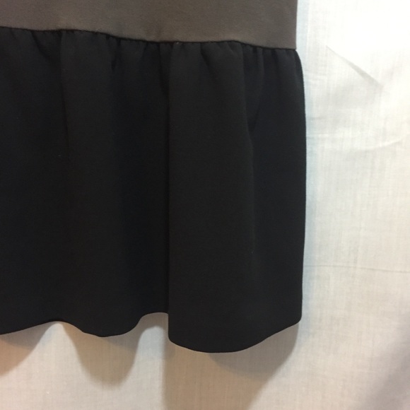 LOFT Lime Green ColorBlock Flounce DropWaist Dress - Picture 4 of 7